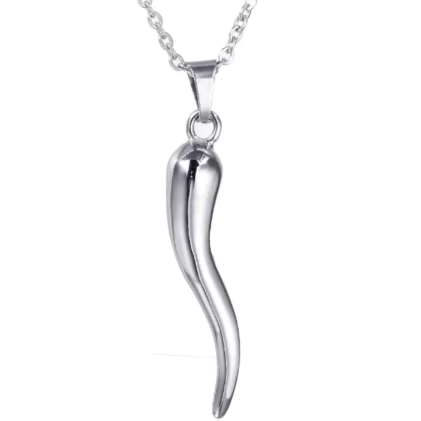 Horn Good Luck Cornicello Pendant Necklace